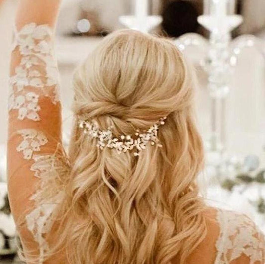 Bridal hair piece Bridal hair vine Bridal Hair Accessories Wedding Hair Accessories Silver Wedding hair piece Rose gold Bridal hair vine